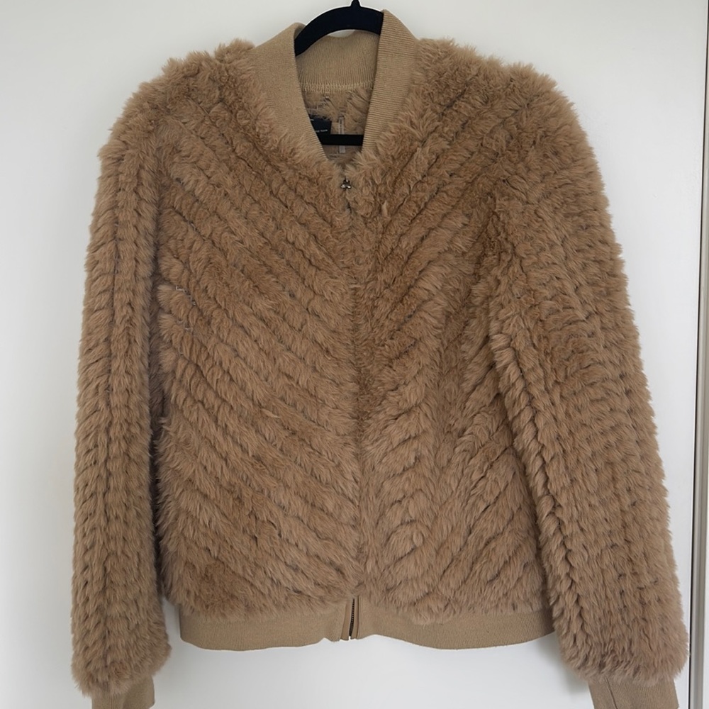 Love Token Faux Fur Coat